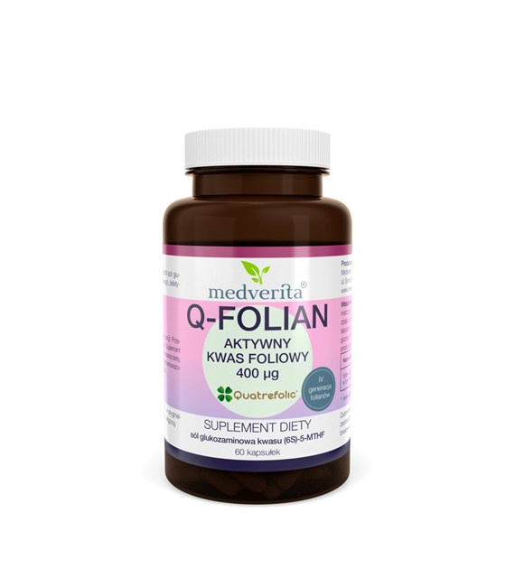 Medverita Q-Folian 400 ug 60 kapsułek