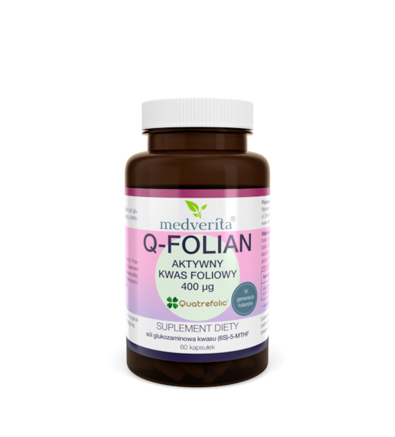 Medverita Q-Folian 400 ug 60 kapsułek