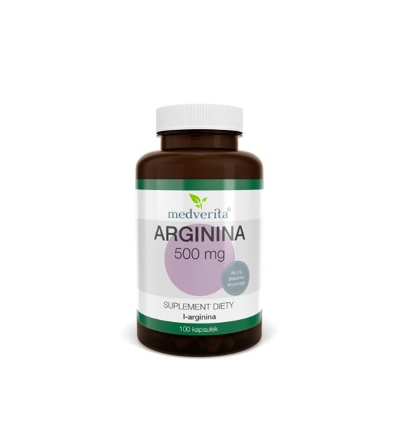 Medverita Arginina 500 mg 100 kapsułek