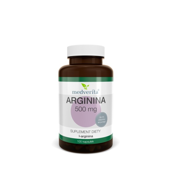 Medverita Arginina 500 mg 100 kapsułek
