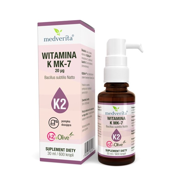 Medverita Witamina K2 20 mcg 30 ml/600 kropli