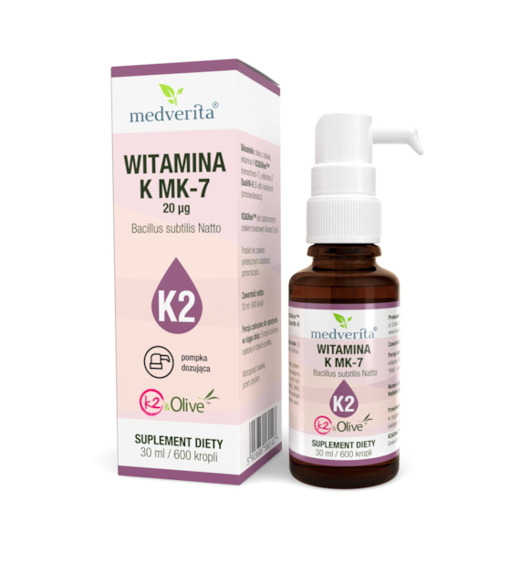 Medverita Witamina K2 20 mcg 30 ml/600 kropli