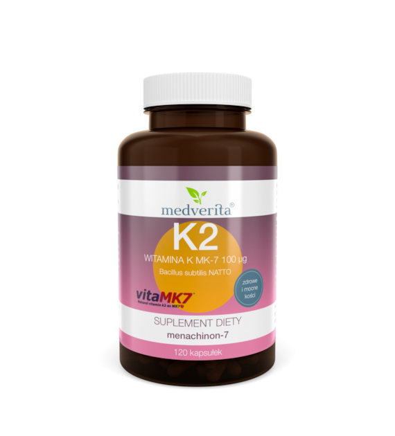 Medverita Witamina K2 MK-7 100 ug 120 kapsułek