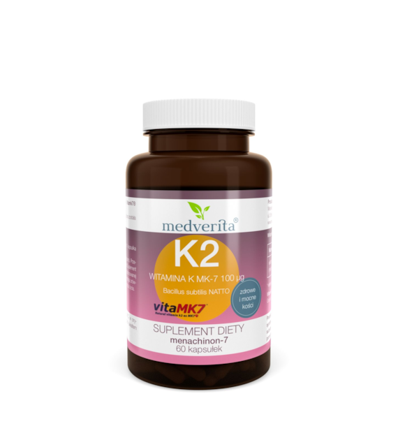 Medverita Witamina K2 MK-7 100 ug 60 kapsułek