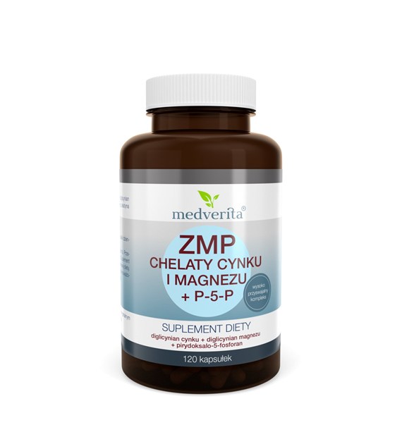Medverita ZMP chelaty Zn i Mg + P-5-P 120 kapsułek