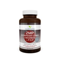 Medverita ZMP cytryniany Zn i Mg + P-5-P 100 kaps