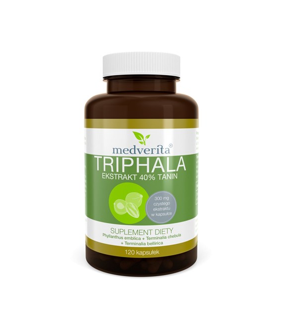 Medverita Triphala 300 mg 120 kapsułek