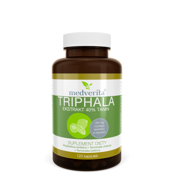 Medverita Triphala 300 mg 120 kapsułek