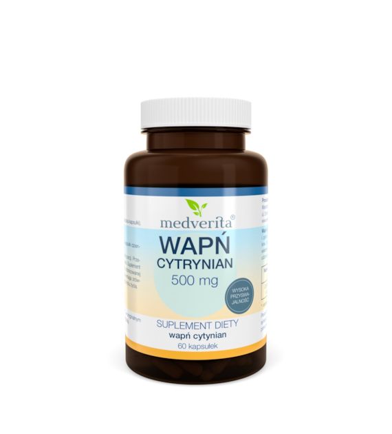 Medverita Wapń cytrynian 60 kapsułek