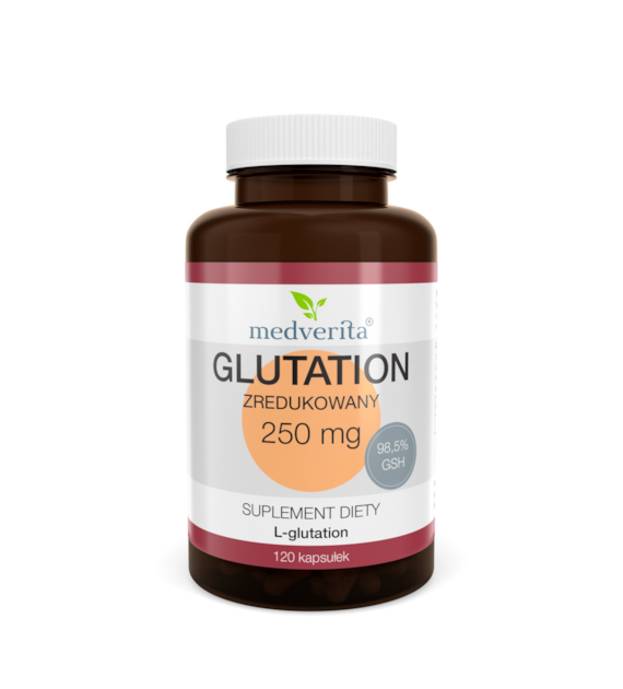 Medverita Glutation zredukowany 250 mg 120 kaps