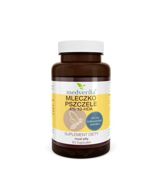 Medverita Mleczko pszczele 300 mg 60 kapsułek