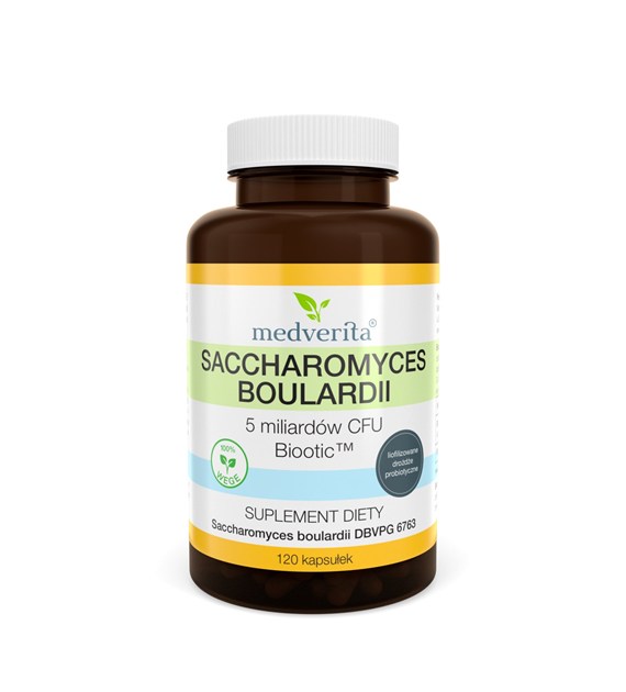 Medverita Saccharomyces Boulardii 120 kapsułek