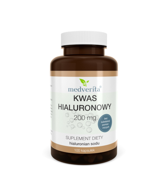 Medverita Kwas hialuronowy 200 mg 120 kapsułek