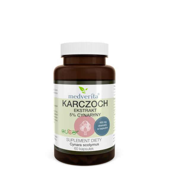 Medverita Karczoch ekstrakt 5% z cynaryny 60 kaps