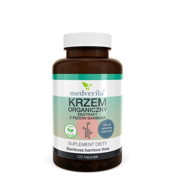 Medverita Krzem organiczny 100 mg 120 kapsułek