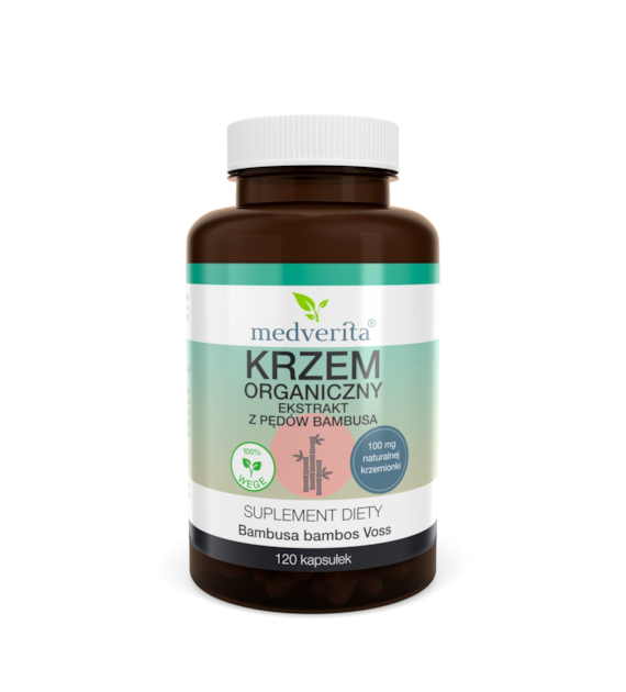 Medverita Krzem organiczny 100 mg 120 kapsułek