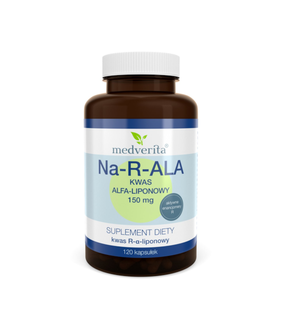 Medverita ALA 150 mg (Na-R-ALA) - 120 kapsułek