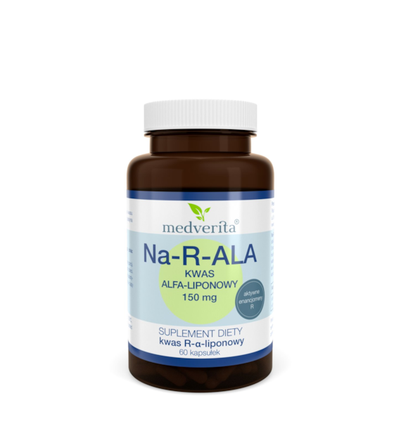 Medverita ALA 150 mg (Na-R-ALA) - 60 kapsułek