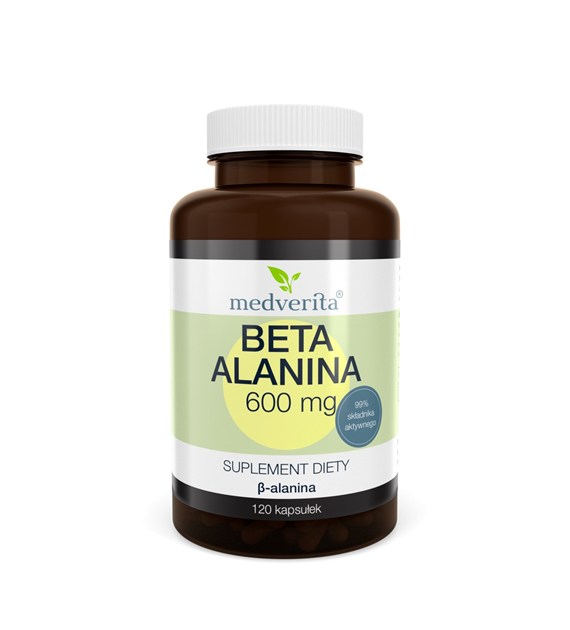 Medverita Beta Alanina 600 mg 120 kapsułek