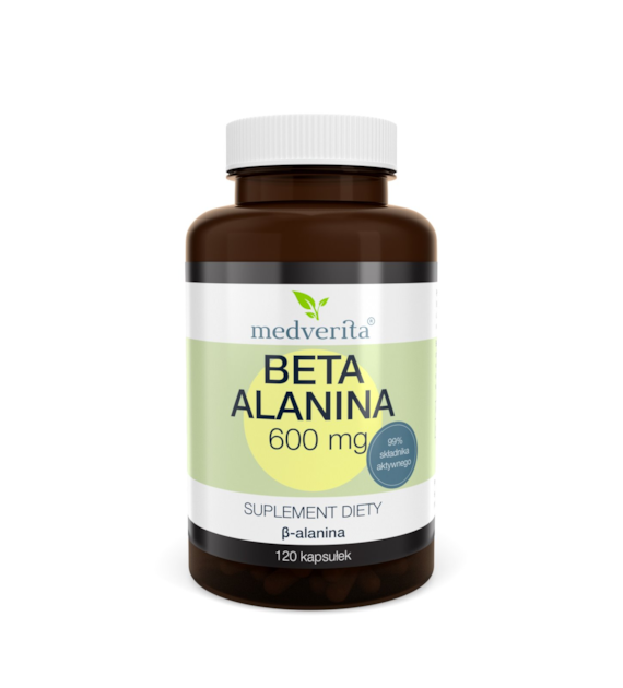 Medverita Beta Alanina 600 mg 120 kapsułek