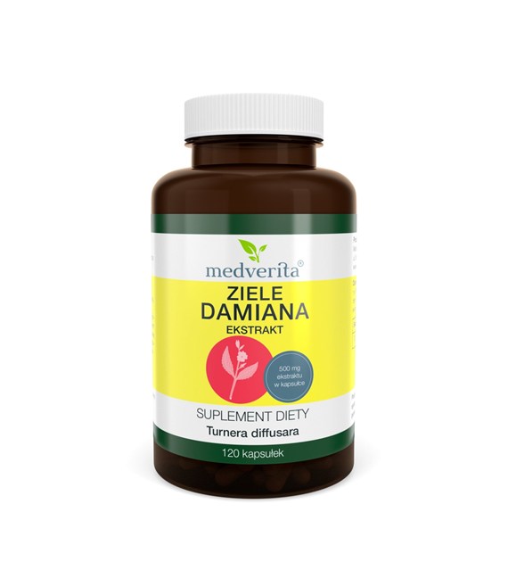 Medverita Ziele Damiana 120 kapsułek