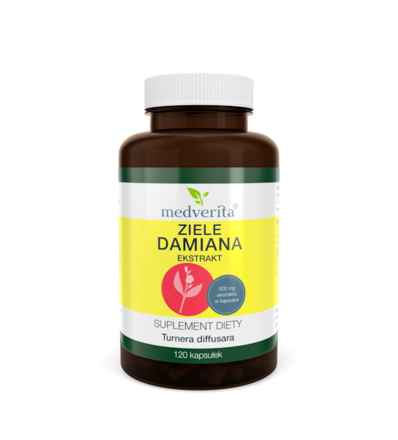 Medverita Ziele Damiana 120 kapsułek