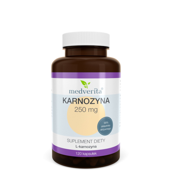 Medverita Karnozyna 250 mg 120 kapsułek