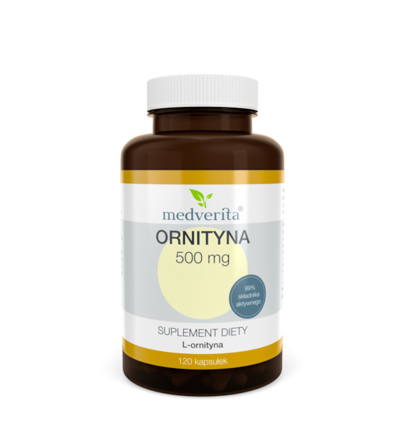 Medverita Ornityna 500 mg 120 kapsułek