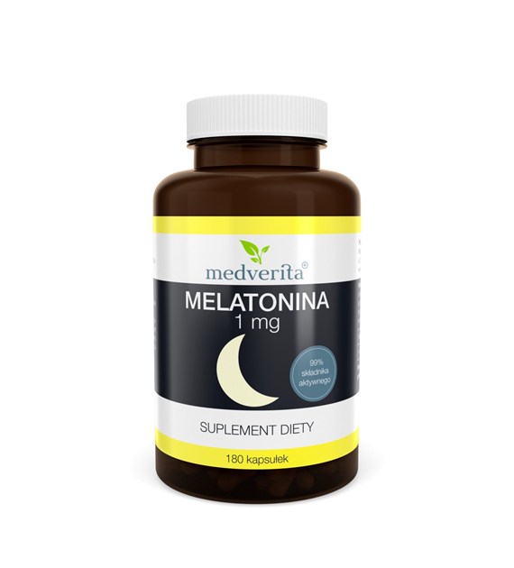 Medverita Melatonina 1 mg Melatonin 180 kapsułek