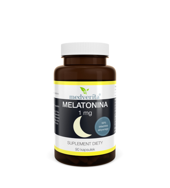 Medverita Melatonina 1 mg Melatonin 90 kapsułek