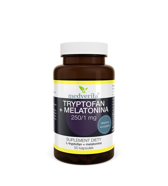 Medverita Tryptofan + Melatonina L-tryptofan 50k.