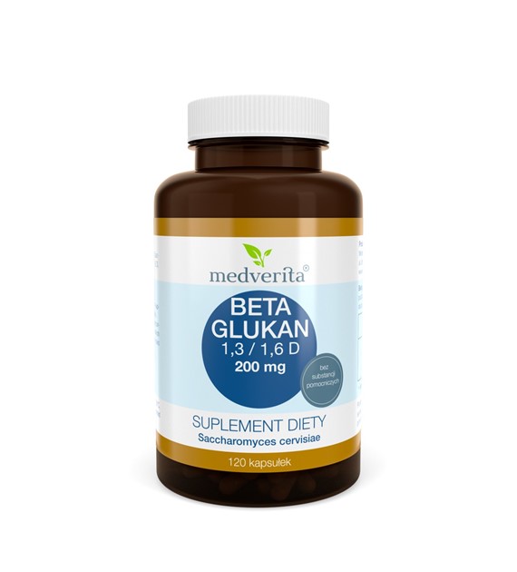 Medverita Beta Glukan 200 mg 120 kapsułek