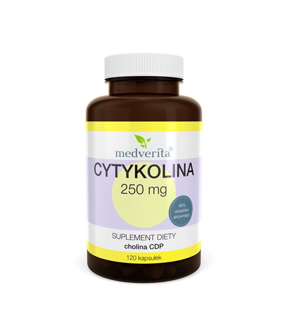 Medverita Cytykolina 250 mg 120 kapsułek