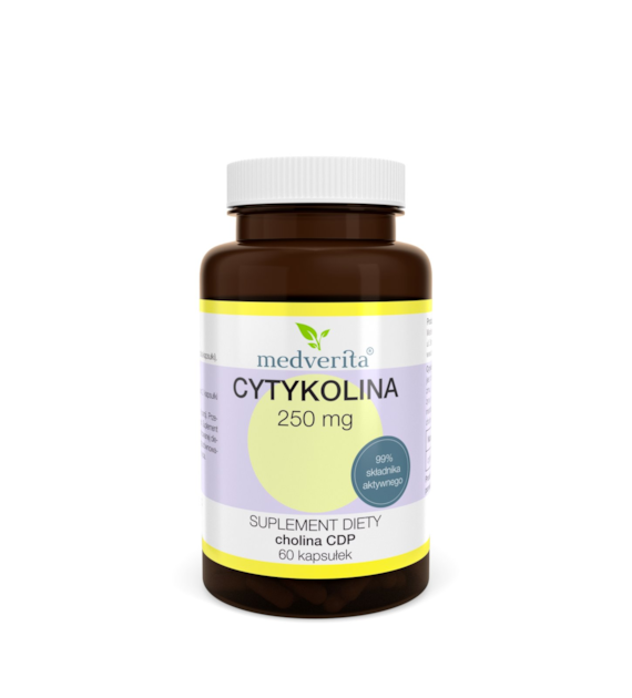 Medverita Cytykolina 250 mg 60 kapsułek