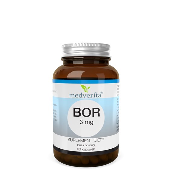 Medverita BOR 3 mg Kwas Borowy 60 kapsułek