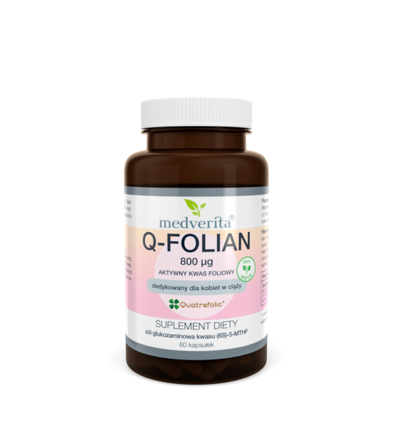 Medverita Q-Folian 800 ug 60 kapsułek