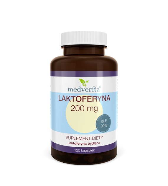 Medverita Laktoferyna FORTE 200 mg 120 kapsułek