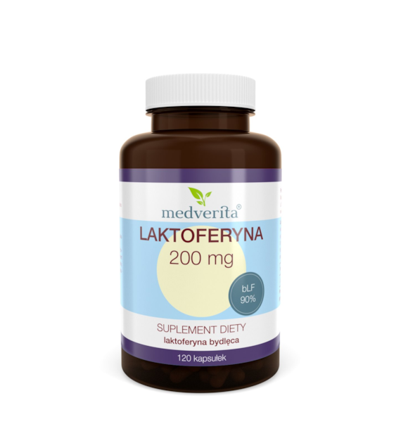 Medverita Laktoferyna FORTE 200 mg 120 kapsułek