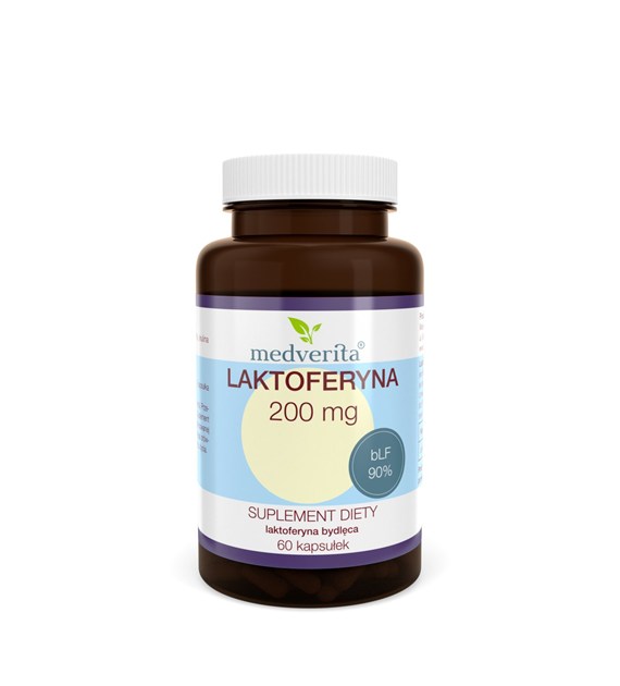 Medverita Laktoferyna FORTE 200 mg 60 kapsułek