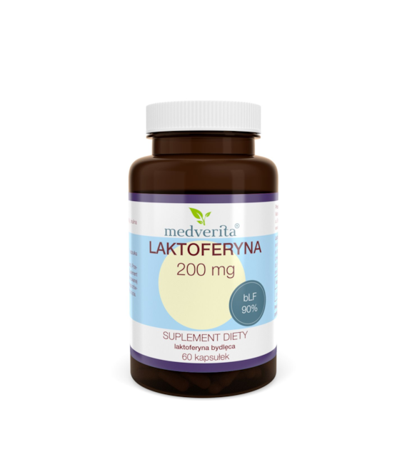 Medverita Laktoferyna FORTE 200 mg 60 kapsułek