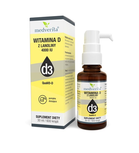 Medverita Witamina D3 4000 IU 30 ml/600 kropli