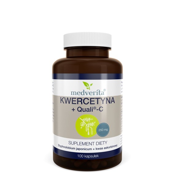Medverita Kwercetyna 250mg + Quali®-C 100 kapsułek