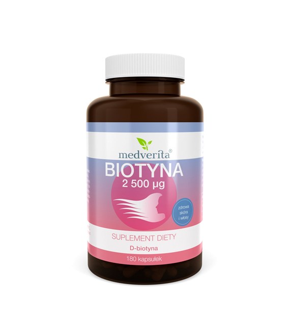 Medverita Biotyna 2500 mcg 180 kapsułek
