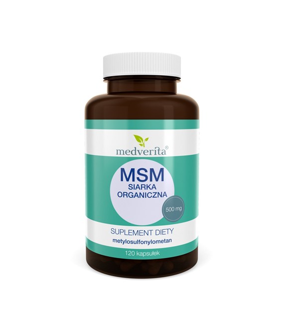 Medverita MSM 500 mg 120 kapsułek