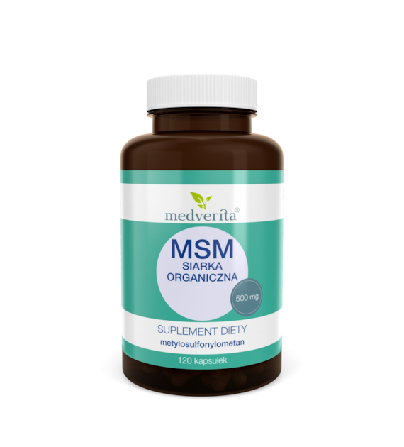 Medverita MSM 500 mg 120 kapsułek