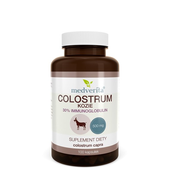 Medverita Colostrum Kozie 500 mg 100 kapsułek