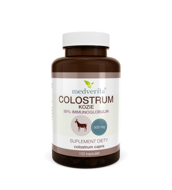 Medverita Colostrum Kozie 500 mg 100 kapsułek