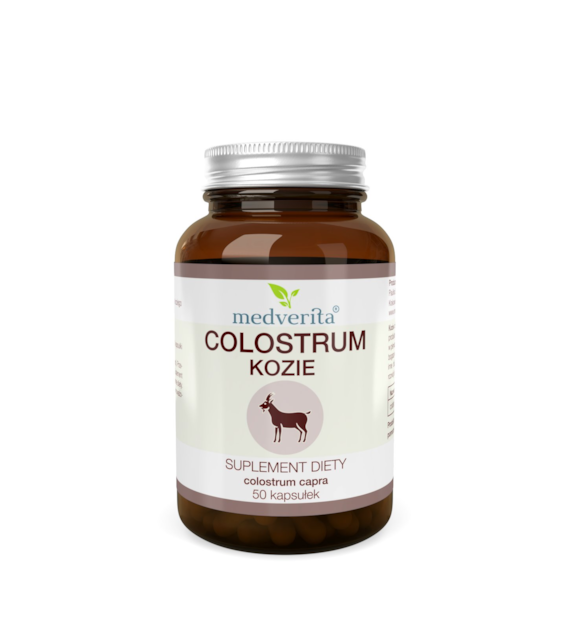 Medverita Colostrum Kozie 500 mg 50 kapsułek