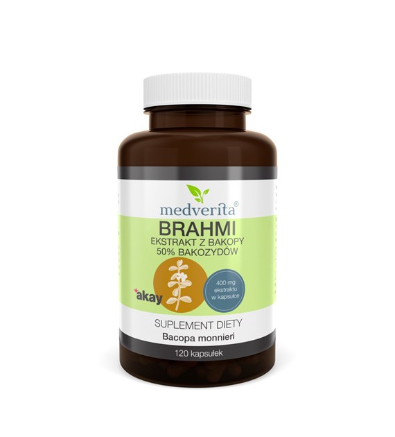 Medverita Brahmi 400 mg 120 kapsułek
