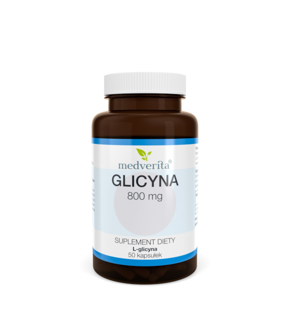 Medverita Glicyna 800 mg L-glicyna Aminokwas 50 k